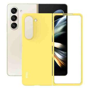 For Samsung Galaxy Galaxy Z Fold5 IMAK JS-2 Series Colorful PC Case(Yellow)