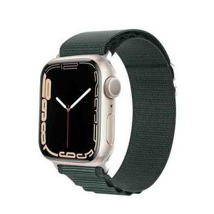 For Apple Watch SE 2022 40mm DUX DUCIS GS Series Nylon Loop Watch Band(Green)