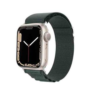 For Apple Watch SE 2023 44mm DUX DUCIS GS Series Nylon Loop Watch Band(Green)