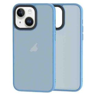 For iPhone 15 Brilliant Series Micro-frosted Anti-fingerprint PC Phone Case(Blue)