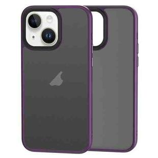 For iPhone 15 Brilliant Series Micro-frosted Anti-fingerprint PC Phone Case(Purple)