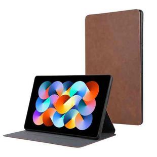 For Xiaomi Redmi Pad 10.6 TPU Flip Tablet Protective Leather Case(Brown)