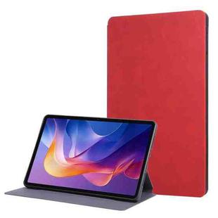 For Xiaomi Redmi Pad 2 Simple Crazy Horse Leather Tablet Case(Red)