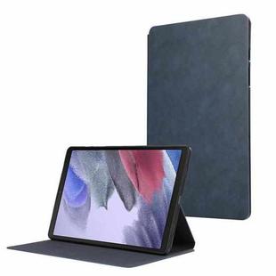 For Samsung Galaxy Tab A9+ TPU Flip Tablet Protective Leather Case(Dark Blue)