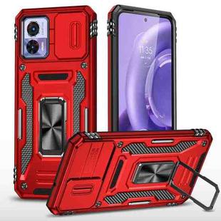 Motorola Edge 30 Neo Armor PC + TPU Camera Shield Phone Case(Red)