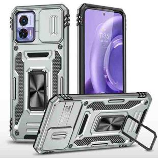 Motorola Edge 30 Neo Armor PC + TPU Camera Shield Phone Case(Grey)