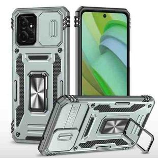 Motorola Moto G 5G 2023 Armor PC + TPU Camera Shield Phone Case(Grey)