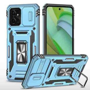 Motorola Moto G 5G 2023 Armor PC + TPU Camera Shield Phone Case(Light Blue)