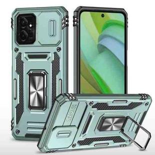 Motorola Moto G Power 5G 2023 Armor PC + TPU Camera Shield Phone Case(Alpine Green)