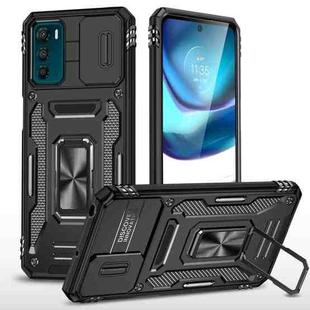 Motorola Moto G42 Armor PC + TPU Camera Shield Phone Case(Black)