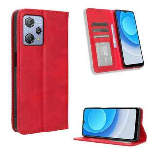 For Blackview A53 / A53 Pro Magnetic Buckle Retro Texture Leather Phone Case(Red)