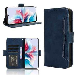 For OPPO Reno11 F 5G / F25 Pro 5G Skin Feel Calf Texture Card Slots Leather Phone Case(Blue)