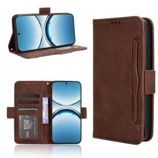 For OPPO Find X8 Skin Feel Calf Texture Card Slots Leather Phone Case(Brown)