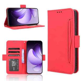 For OPPO Reno13 5G Global Skin Feel Calf Texture Card Slots Leather Phone Case(Red)