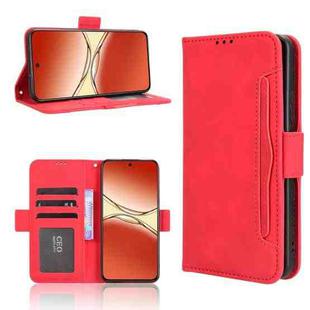 For OPPO F29 Pro 5G Skin Feel Calf Texture Card Slots Leather Phone Case(Red)