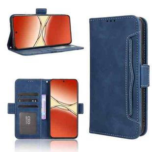 For OPPO F29 Pro 5G Skin Feel Calf Texture Card Slots Leather Phone Case(Blue)