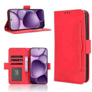 For OPPO Find X8s+ 5G Skin Feel Calf Texture Card Slots Leather Phone Case(Red)
