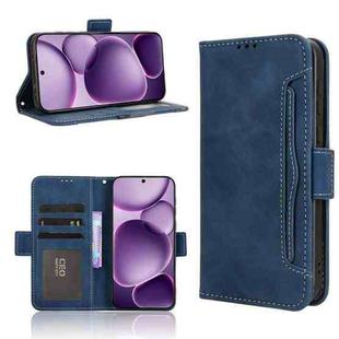 For OPPO Find X8s+ 5G Skin Feel Calf Texture Card Slots Leather Phone Case(Blue)