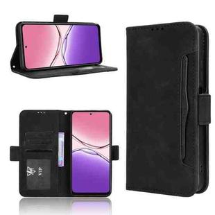 For OPPO A5x 4G / 5G Global Skin Feel Calf Texture Card Slots Leather Phone Case(Black)