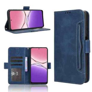 For OPPO A5x 4G / 5G Global Skin Feel Calf Texture Card Slots Leather Phone Case(Blue)