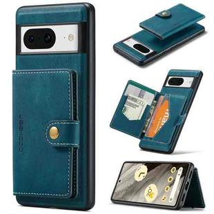 For Google Pixel 8 JEEHOOD Retro Magnetic Detachable Wallet Phone Case(Blue)