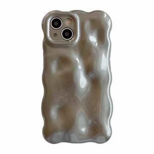 For iPhone 14 Wave Bubbles TPU Phone Case(Grey)