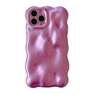 For iPhone 14 Pro Max Wave Bubbles TPU Phone Case(Pearlescent Purple)