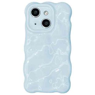 For iPhone 13 Wave Bubbles TPU Phone Case(Baby Blue)