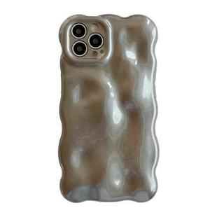 For iPhone 13 Pro Wave Bubbles TPU Phone Case(Grey)
