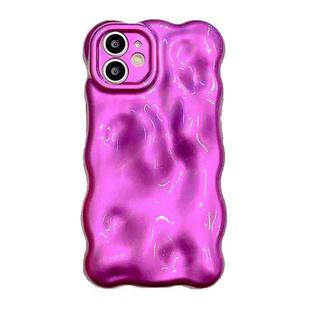 For iPhone 11 Wave Bubbles TPU Phone Case(Purple)