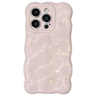 For iPhone 15 Pro Max Wave Bubbles TPU Phone Case(Baby Pink)