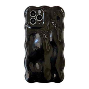 For iPhone 16 Pro Wave Bubbles TPU Phone Case(Pearlescent Black)