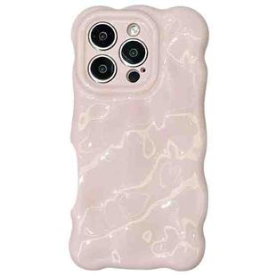 For iPhone 16 Pro Wave Bubbles TPU Phone Case(Baby Pink)