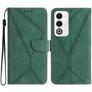 For OPPO A5 5G Global Stitching Embossed Leather Phone Case(Green)