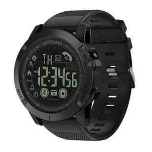 SPOVAN PR1 Outdoor Waterproof Luminous Bluetooth Smart Watch(Black)