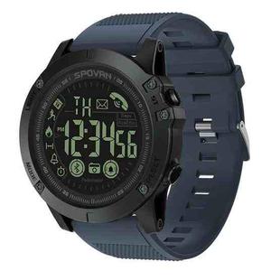 SPOVAN PR1 Outdoor Waterproof Luminous Bluetooth Smart Watch(Blue)