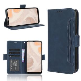 For Aiwa Phone B-2 JA3-SMP0602 Skin Feel Calf Texture Card Slots Leather Phone Case(Blue)