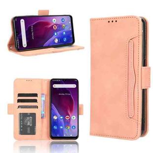 For Cubot P60 Skin Feel Calf Texture Card Slots Leather Phone Case(Pink)