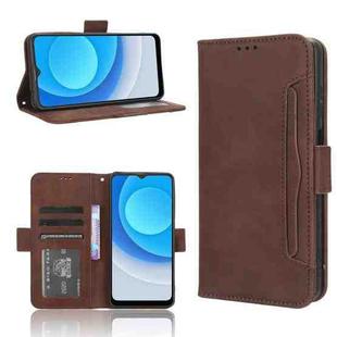 For Blackview A53 / A53 Pro Skin Feel Calf Texture Card Slots Leather Phone Case(Brown)