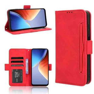 For Blackview A96 Skin Feel Calf Texture Card Slots Leather Phone Case(Red)