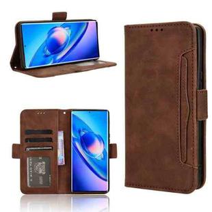 For Blackview A200 Pro Skin Feel Calf Texture Card Slots Leather Phone Case(Brown)