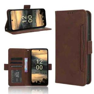 For Nokia XR21 Skin Feel Calf Texture Card Slots Leather Phone Case(Brown)