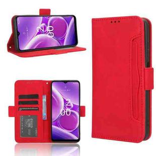 For Nokia C300 4G Skin Feel Calf Texture Card Slots Leather Phone Case(Red)