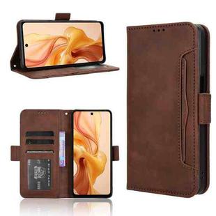 For Ulefone Note 18 Ultra Skin Feel Calf Texture Card Slots Leather Phone Case(Brown)