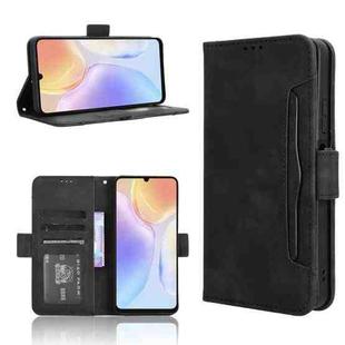 For Ulefone Note 20 Pro Skin Feel Calf Texture Card Slots Leather Phone Case(Black)