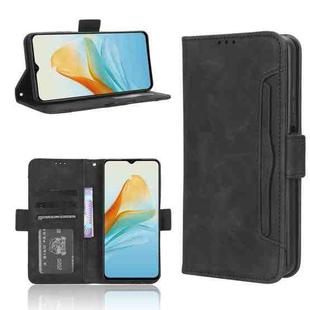 For ZTE Axon 40 Lite Skin Feel Calf Texture Card Slots Leather Phone Case(Black)