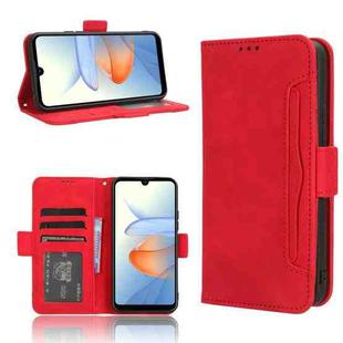 For ZTE Blade L220 Skin Feel Calf Texture Card Slots Leather Phone Case(Red)