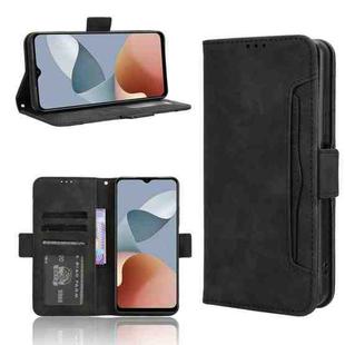 For ZTE Blade A34 Skin Feel Calf Texture Card Slots Leather Phone Case(Black)