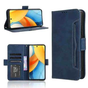 For ZTE Blade V60 Design Skin Feel Calf Texture Card Slots Leather Phone Case(Blue)