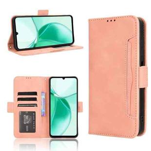 For ZTE Blade A35 Skin Feel Calf Texture Card Slots Leather Phone Case(Pink)